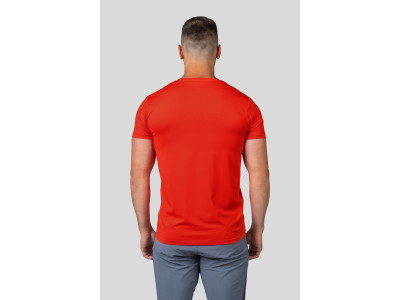 Mens trekking short sleeve T-shirt PARNELL II cherry tomato