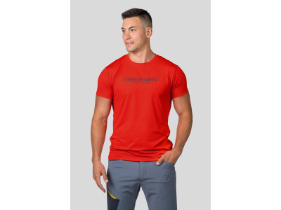 Mens trekking short sleeve T-shirt PARNELL II cherry tomato
