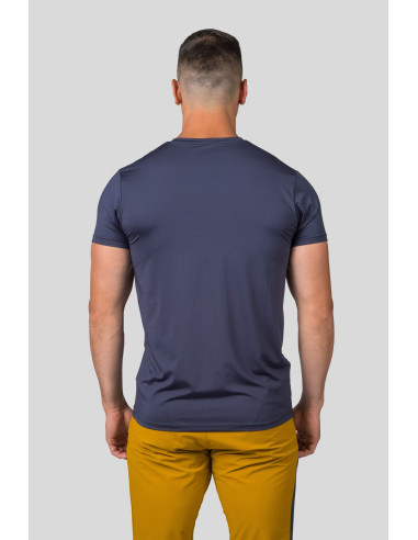 Mens trekking short sleeve T-shirt PARNELL II india ink