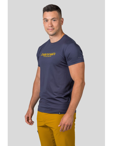 Mens trekking short sleeve T-shirt PARNELL II india ink