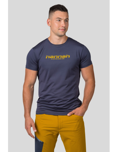 Mens trekking short sleeve T-shirt PARNELL II india ink