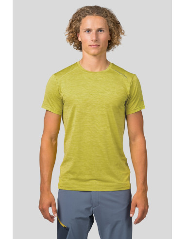 Mens short sleeve T-shirt PELTON citronelle mel