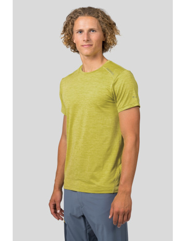 Mens short sleeve T-shirt PELTON citronelle mel