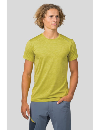 Mens short sleeve T-shirt PELTON citronelle mel