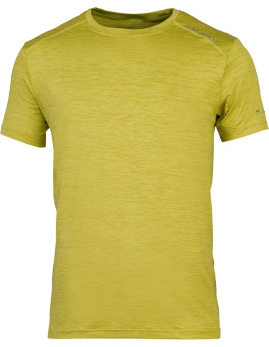 Mens short sleeve T-shirt PELTON citronelle mel