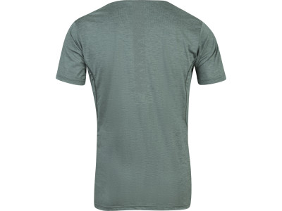 Mens short sleeve T-shirt PELTON dark forest mel