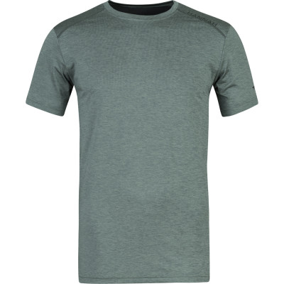 Mens short sleeve T-shirt PELTON dark forest mel