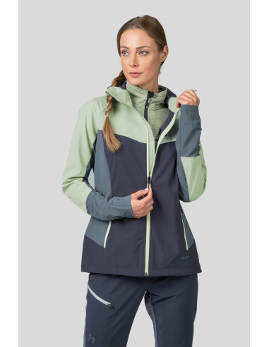 Ladies jacket PULLA II bok choy / india ink