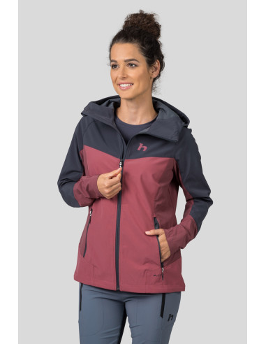 Ladies jacket PULLA II india ink / baroque rose