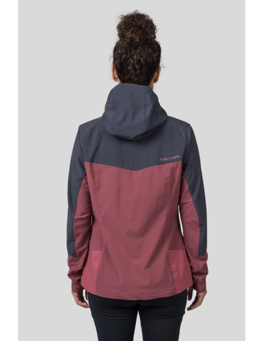 Ladies jacket PULLA II india ink / baroque rose