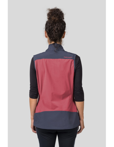 Ladies vest PULLA VEST baroque rose / india ink