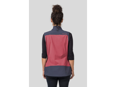 Ladies vest PULLA VEST baroque rose / india ink