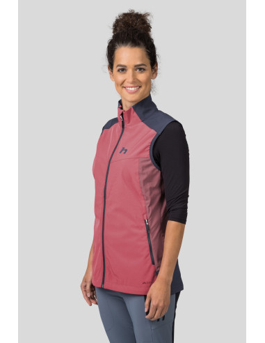 Ladies vest PULLA VEST baroque rose / india ink