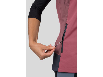 Ladies vest PULLA VEST baroque rose / india ink