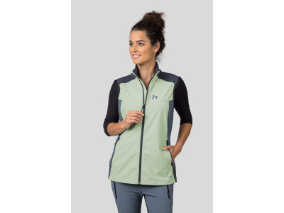 Ladies vest PULLA VEST bok choy / india ink