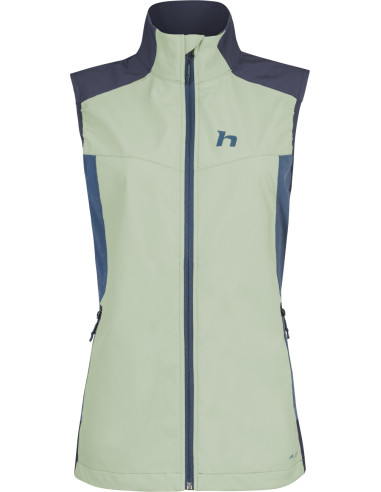 Ladies vest PULLA VEST bok choy / india ink