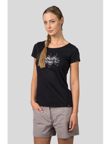 Ladies short sleeve T-shirt RAGA anthracite