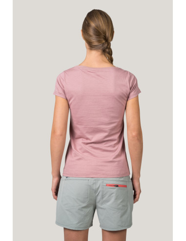 Ladies short sleeve T-shirt RAGA withered rose