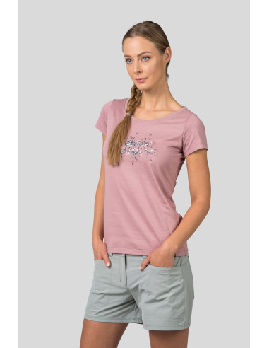 Ladies short sleeve T-shirt RAGA withered rose