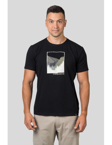 Mens leisure time short sleeve T-shirt RAMONE anthracite (gray)