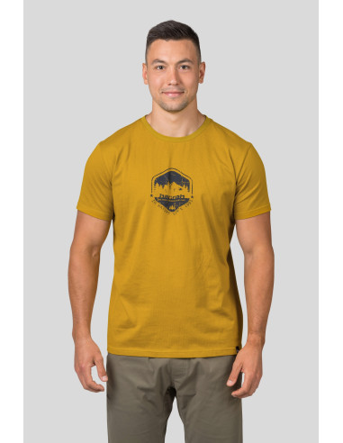 Mens leisure time short sleeve T-shirt RAMONE honey