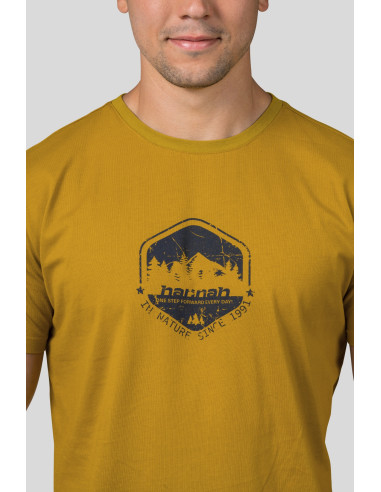 Mens leisure time short sleeve T-shirt RAMONE honey