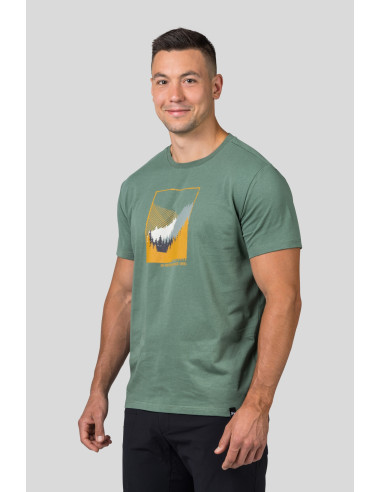 Mens leisure time short sleeve T-shirt RAMONE laurel wreath