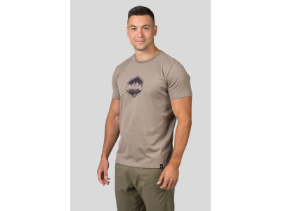 Mens leisure time short sleeve T-shirt RAMONE timber wolf