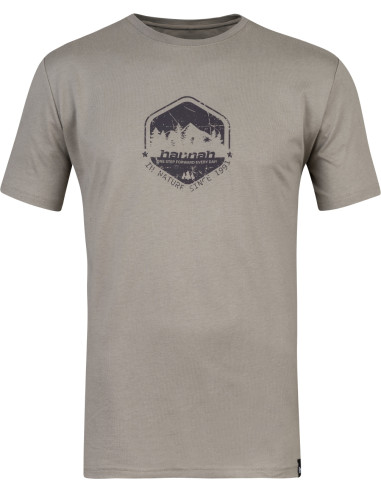 Mens leisure time short sleeve T-shirt RAMONE timber wolf