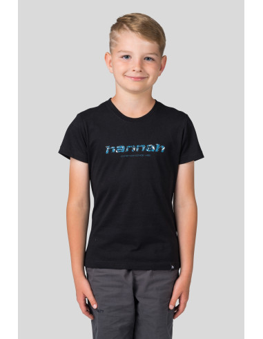 Kids leisure time short sleeve T-shirt RANDY JR anthracite (print)