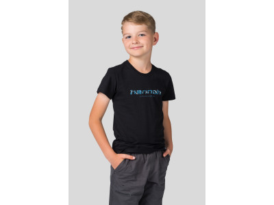 Kids leisure time short sleeve T-shirt RANDY JR anthracite (print)