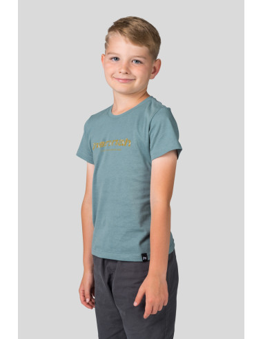 Kids leisure time short sleeve T-shirt RANDY JR smoke blue