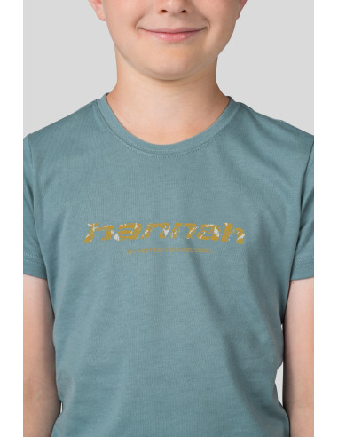 Kids leisure time short sleeve T-shirt RANDY JR smoke blue