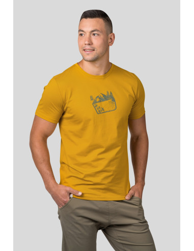 Mens short sleeve T-shirt RAVI honey