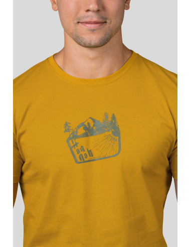 Mens short sleeve T-shirt RAVI honey
