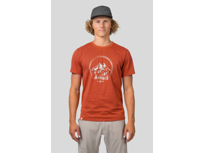 Mens short sleeve T-shirt RAVI mecca orange