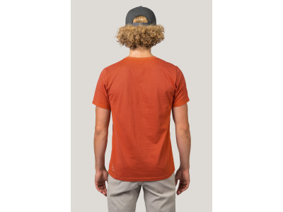 Mens short sleeve T-shirt RAVI mecca orange
