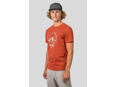 Mens short sleeve T-shirt RAVI mecca orange