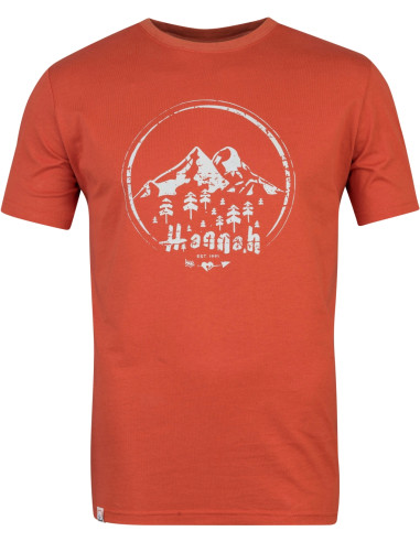 Mens short sleeve T-shirt RAVI mecca orange