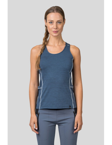 Ladies singlet RINA india ink mel