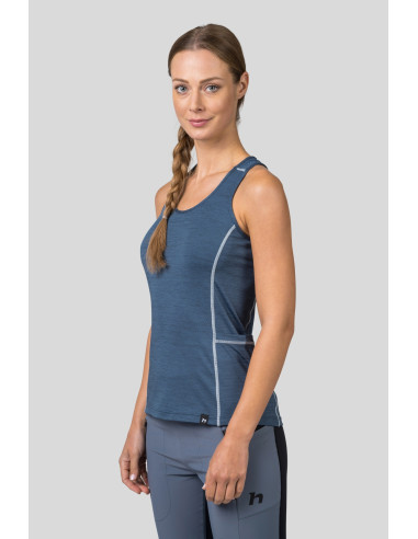 Ladies singlet RINA india ink mel