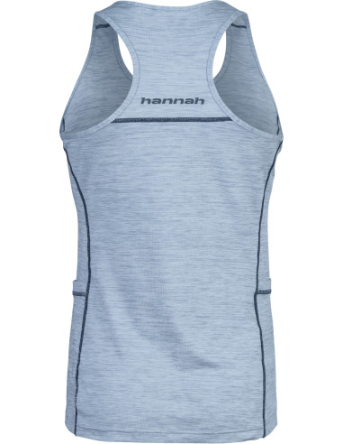 Ladies singlet RINA pearl blue mel
