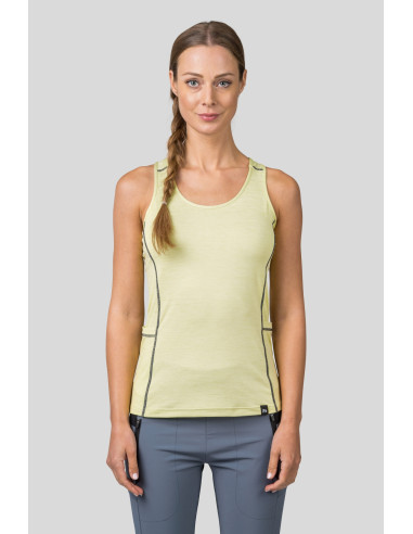 Ladies singlet RINA sunny lime mel