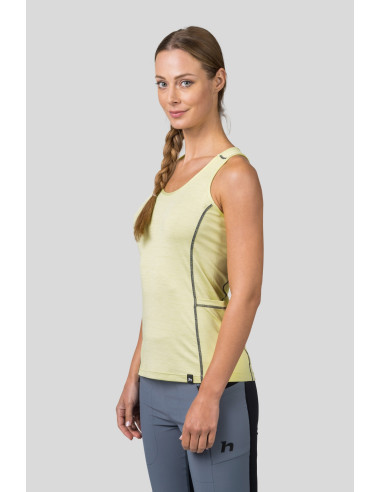 Ladies singlet RINA sunny lime mel