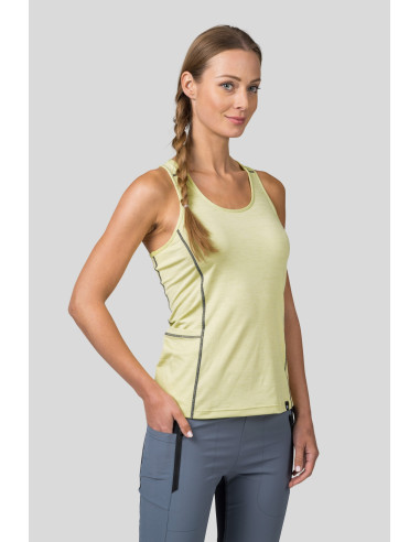 Ladies singlet RINA sunny lime mel