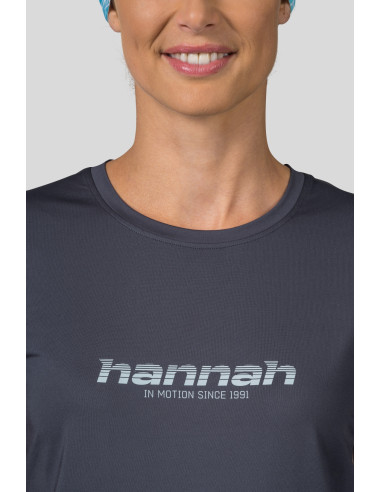 Ladies trekking short sleeve T-shirt SAFFI II india ink