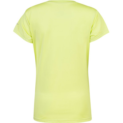 Ladies trekking short sleeve T-shirt SAFFI II sunny lime 2