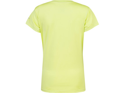 Ladies trekking short sleeve T-shirt SAFFI II sunny lime