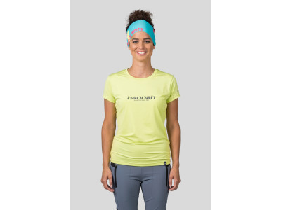 Ladies trekking short sleeve T-shirt SAFFI II sunny lime