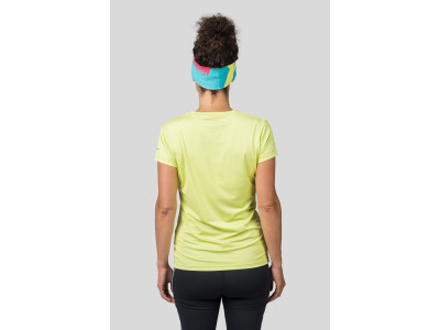 Ladies trekking short sleeve T-shirt SAFFI II sunny lime